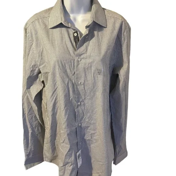 slim fit dress slacks The White Madison Fine Twill Custom Shirt main image 0